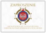 Eleganckie zaproszenie na Jubileusz OSP