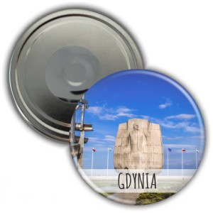 Gdynia -Pomnik Josepha Conrada - magnes 56mm