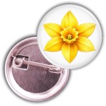 Żonkil - Powstanie w getcie warszawskim - przypinka 25 mm