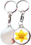Żonkil - brelok jednostronny 25mm