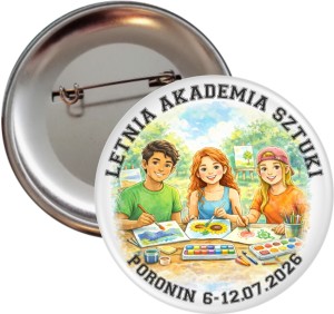 g9826 Letnia akademia Sztuki - przypinka 56mm na kolonie - obóz.jpg