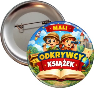 g6347 Mali odkrywcy książek - przypinka 56mm.jpg