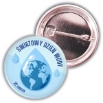 Światowy Dzień Wody - przypinka 37mm