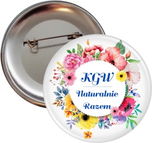 Przypinki dla Koła Gospodyń Wiejskich – personalizowane 56 mm