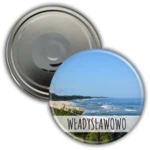 Władysławowo - Plaża - 56mm magnes 56mm