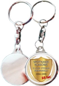 Spotkanie Klasowe  - 25 lat minęło - brelok jednostronny 25mm