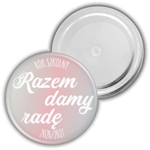 Damy radę w szkole - magnes szkolny 37mm