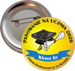 Pasowanie na ucznia - przypinka 56mm