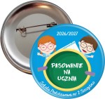Pasowanie na ucznia - przypinka 56mm