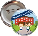 Pasowanie na ucznia - przypinka 56mm