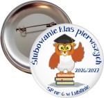 Ślubowanie klas pierwszych - przypinka 56mm
