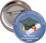 Ślubowanie klas pierwszych - przypinka 56mm
