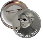 Thug life by Adam Mickiewicz - Przypinka na Studniówkę - 56mm-SZYBKA WYSYŁKA