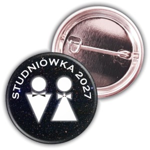 Kosmiczna Studniówka - Przypinka 37mm - SZYBKA WYSYŁKA