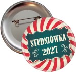 Retro  Studniówka - Przypinka 56mm  SZYBKA WYSYŁKA