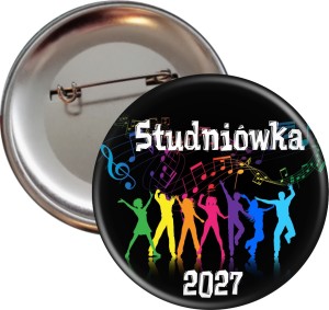 Colorful dance - Studniówka - Przypinka 56mm -SZYBKA WYSYŁKA