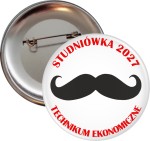 Moustache - Studniówka - Przypinka 56mm