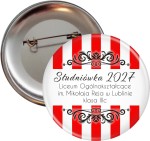 Elegancka Studniówka - Przypinka 56mm