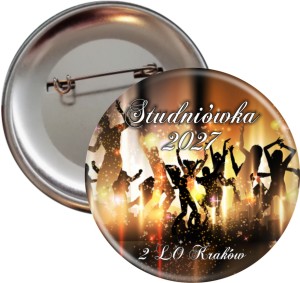 Disco Studniówka - Przypinka 56mm 