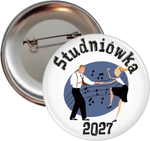 sa1862 Disco Sto Dni - Przypinka na Studniówkę - 56mm - SZYBKA WYSYŁKA.jpg