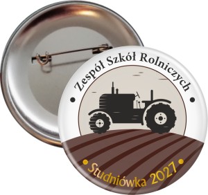 Rolnicza Studniówka - Przypinka 56mm 
