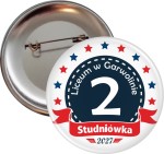 Akademicka Studniówka - Przypinka 56mm 
