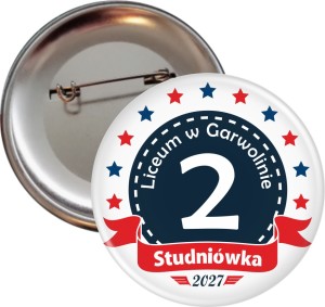 Akademicka Studniówka - Przypinka 56mm 