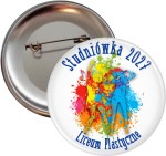 Studniówka Liceum Plastyczne -przypinka 56mm 