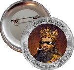 Kazimierz Wielki Thug life - Studniówka - Przypinka 56mm - SZYBKA WYSYŁKA