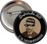 Wyspiański Thug life - Studniówka - Przypinka 56mm