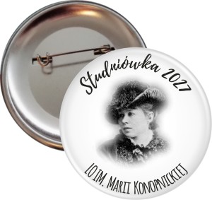 Studniówka w LO im. Marii Konopnickiej - Przypinka 56mm 
