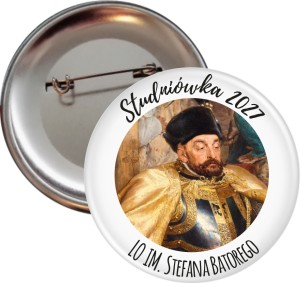 Studniówka w LO im. Stefana Batorego - Przypinka 56mm 