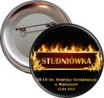 Gorąca Studniówka - Przypinka 56mm