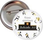 Na sportowo - Przypinki na Studniówkę - 56mm