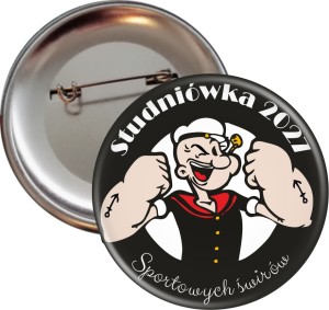 Studniówka Sportowców - Przypinki na Studniówkę - 56mm