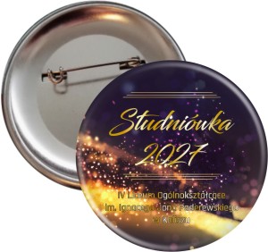 Magiczna Studniówka - Przypinka 56mm