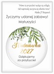 Studniówka - Eleganckie magnesy - podziękowanie dla nauczycieli 
