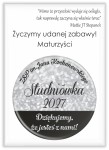 Studniówka - Srebrne magnesy - podziękowanie dla nauczycieli