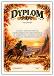 Dyplom za udział w obchodach Hubertusa