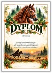 Dyplom dla uczestnika obchodów Święta Hubertus