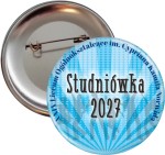 Studniówkowa potańcówka- przypinka 56mm 