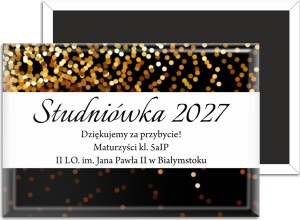  Upominek dla nauczycieli - studniówka - magnes 78x53mm