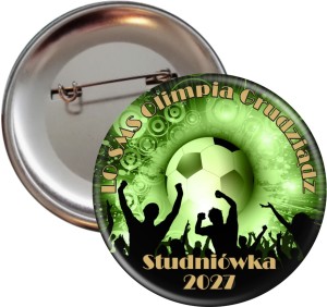 Przypinka na Studniówkę klasy piłkarskiej - 56mm