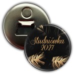 Studniówka Złota Monstera - magnes z otwieraczem 56mm 