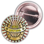 Podkowa szczęścia na maturę - przypinka 37mm