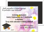 Ukończenie Szkoły Podstawowej- magnes prostokątny dla ucznia 