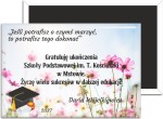 Ukończenie Szkoły Podstawowej- magnes prostokątny od wychowawcy
