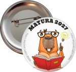 Mautra 2027 - KEEP CALM AND BE CAPY - przypinka 56mm