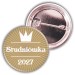g9945b Królewska Studniówka - złota przypinka 37mm.jpg