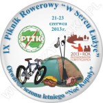 Przypinki IX Piknik Rowerowy "W Sercu Łużyc"